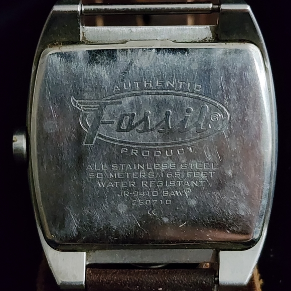 Fossil Men's Watch Brown Leather Strap - Fair Condition. JR-9410 - Picture 5 of 5